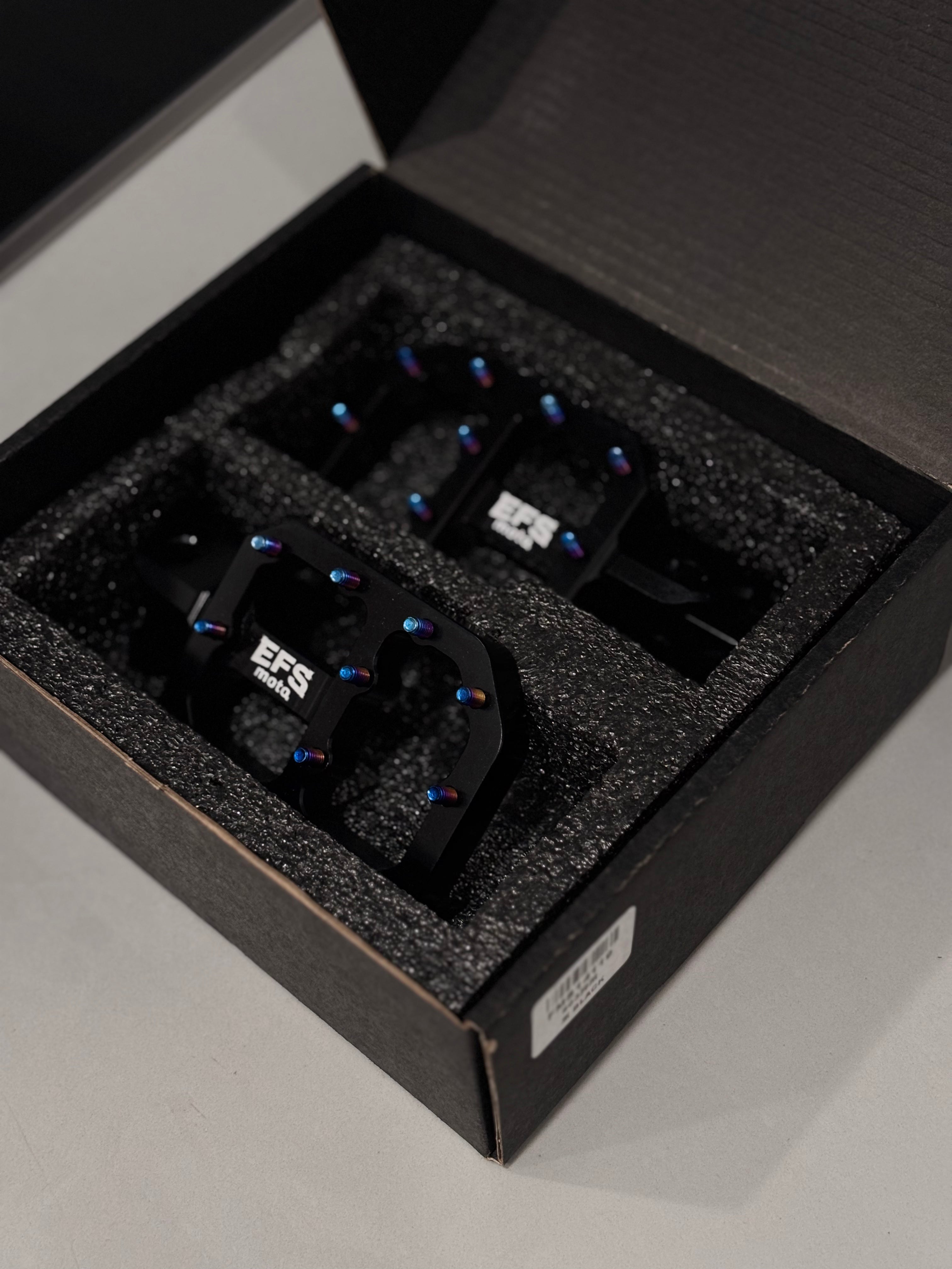 EFS wide pegs with titanium pins